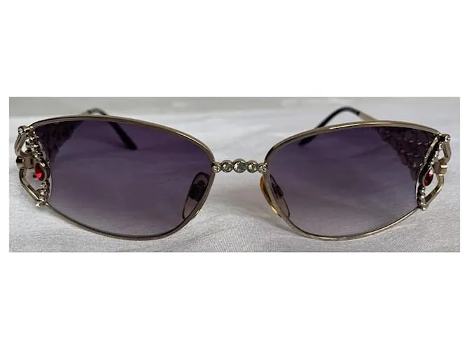 Autre Marque Gafas de sol Roja Dorado 