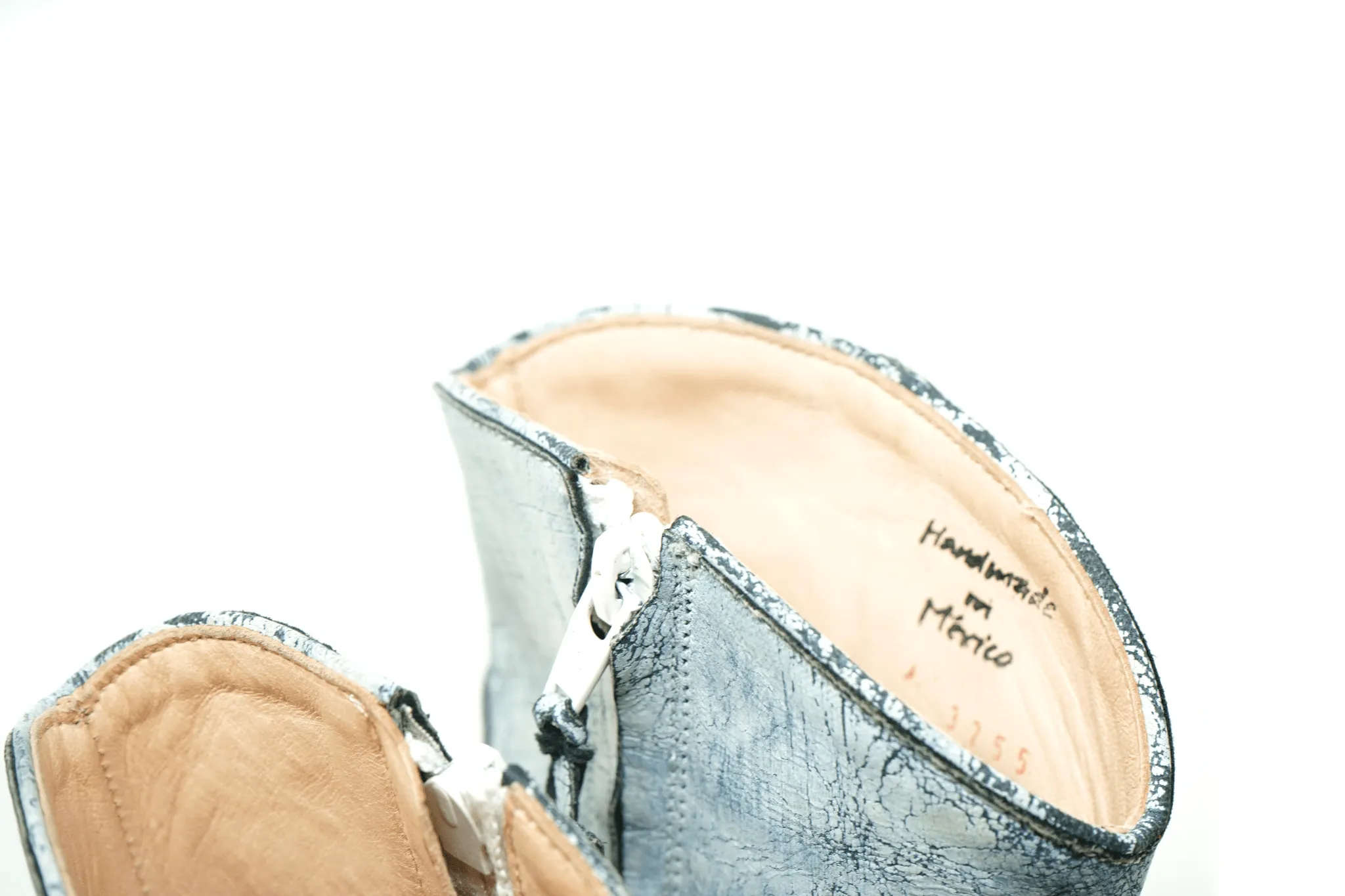 Ava Boots White Goat