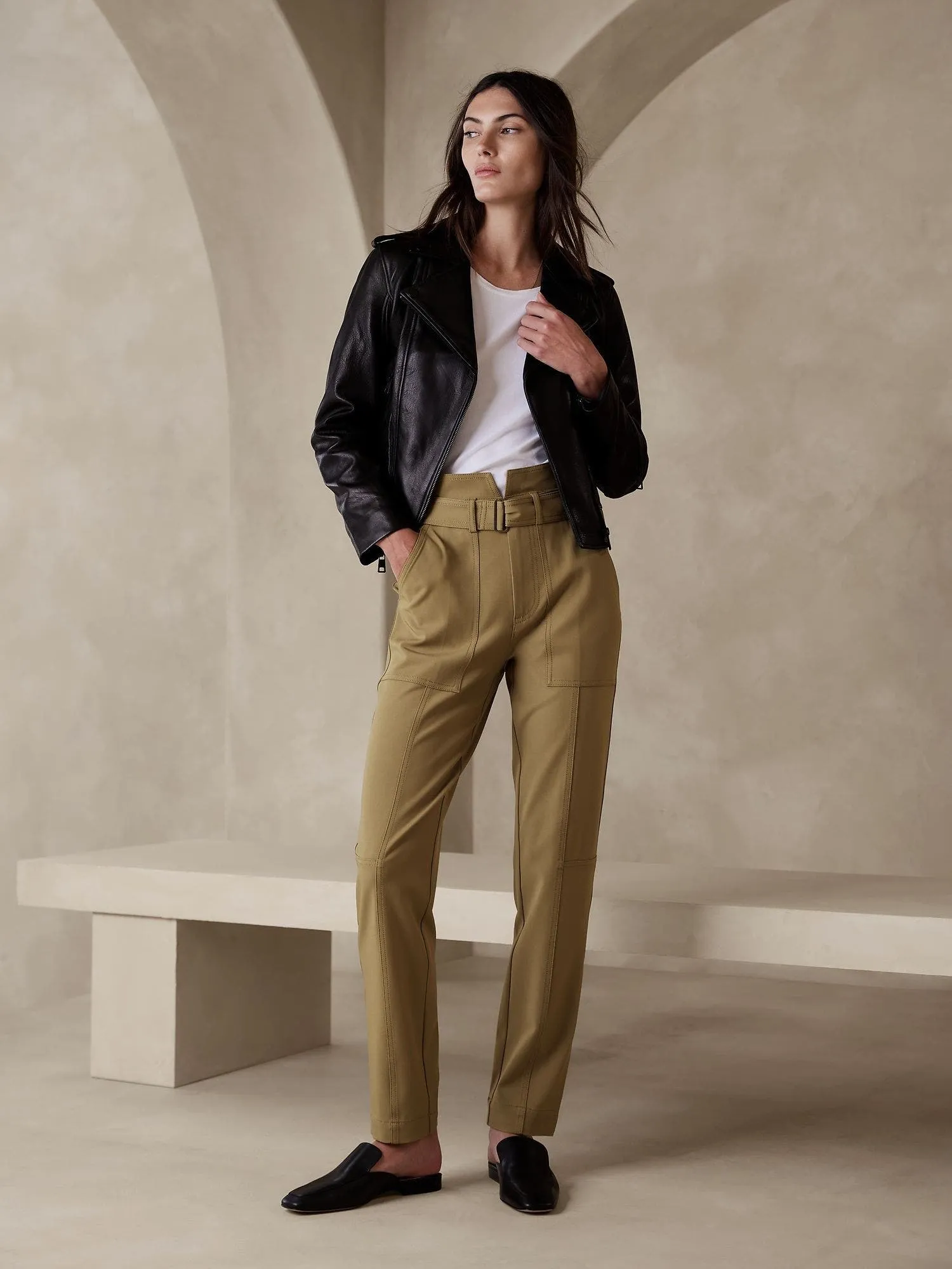BANANA REPUBLIC PANTALON MUJER REFINED UTILITY PANT