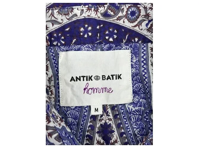 Camisetas ANTIK BATIK.Internacional M Algodón Púrpura 