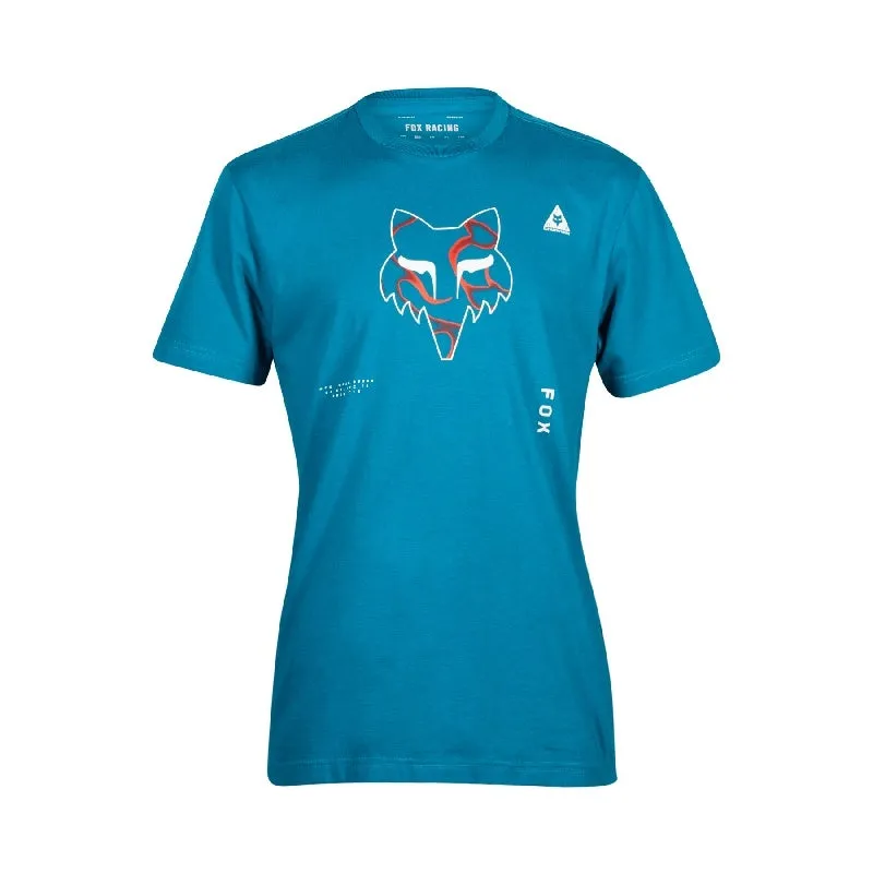  Camisetas manga corta Fox Withered Ss Prem Tee [M Blu]