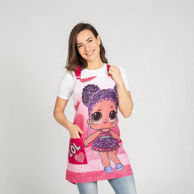 Casulla LOL con bolsillos para escuela en tela plana y talla única UNIFORMES GARY'S 200015