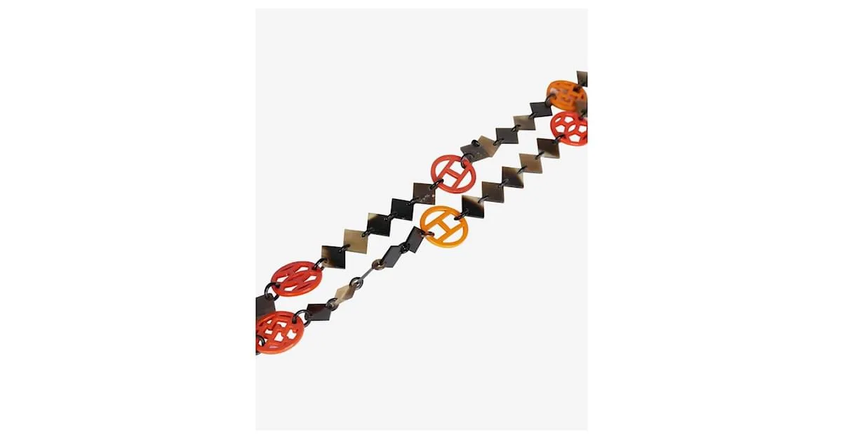 Collar Hermès Castaño 