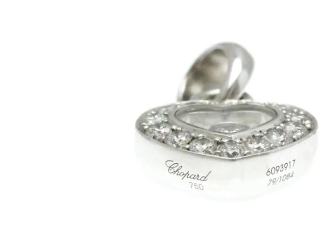 Collar Péndulo Chopard Happy Diamond 79/1084-20 Plata 