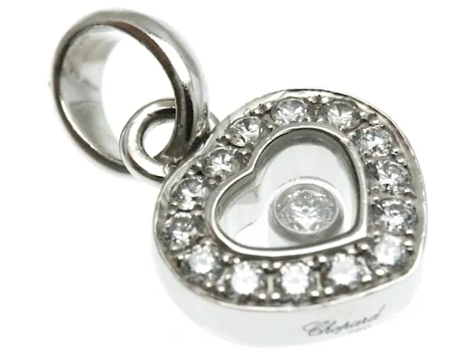 Collar Péndulo Chopard Happy Diamond 79/1084-20 Plata 