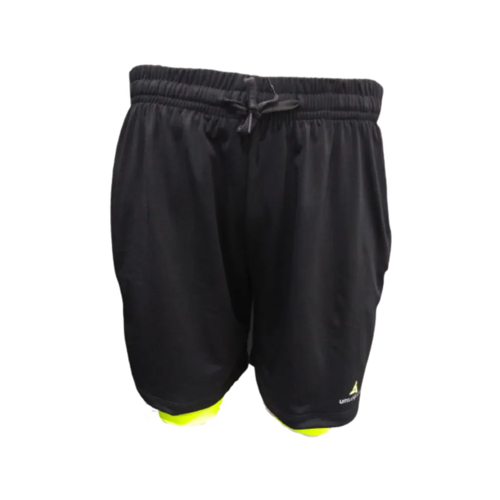 Combo run!remera dry fit az+short con calza ng