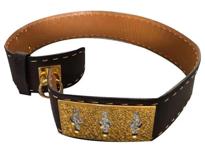 Céline collar de perro Castaño 