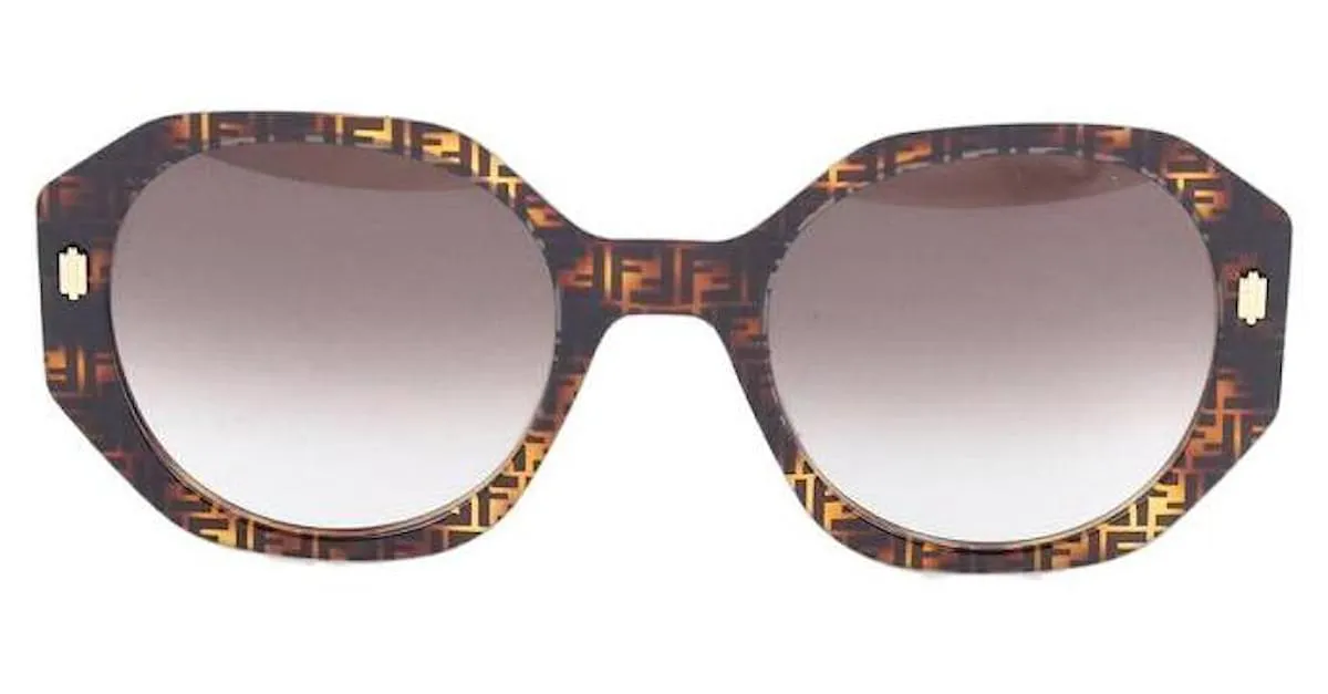 Fendi Gafas de sol blancas Blanco 