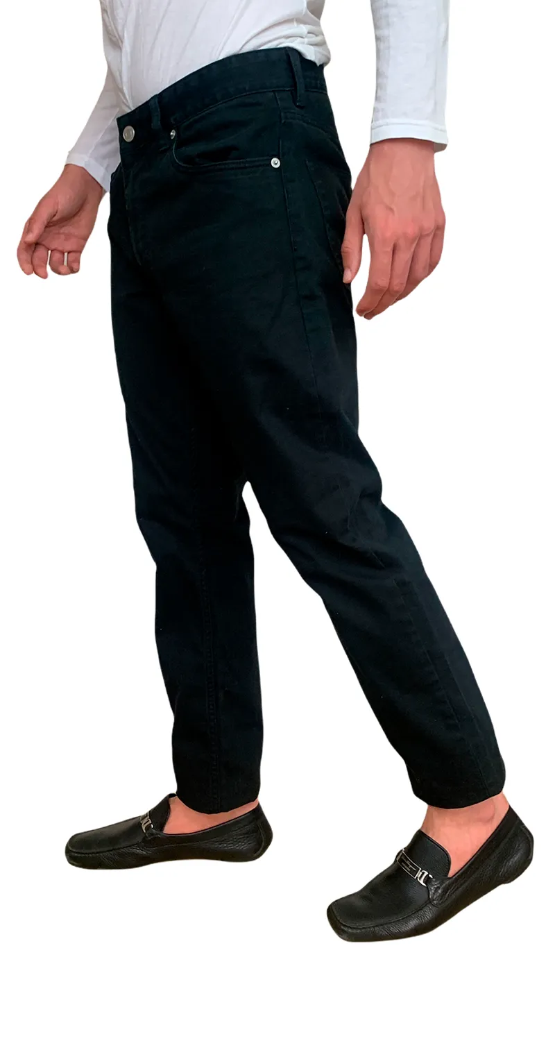 LACOSTE Pantalones Slim Fit Negros