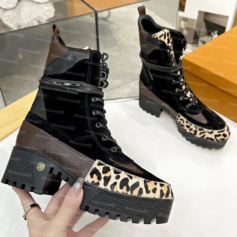 LAUREATE Platform Desert Boot Design Design Women Boots Fashion Boot Fashion Boot Genuine Leather Ski Bootie de alta calidad Boo