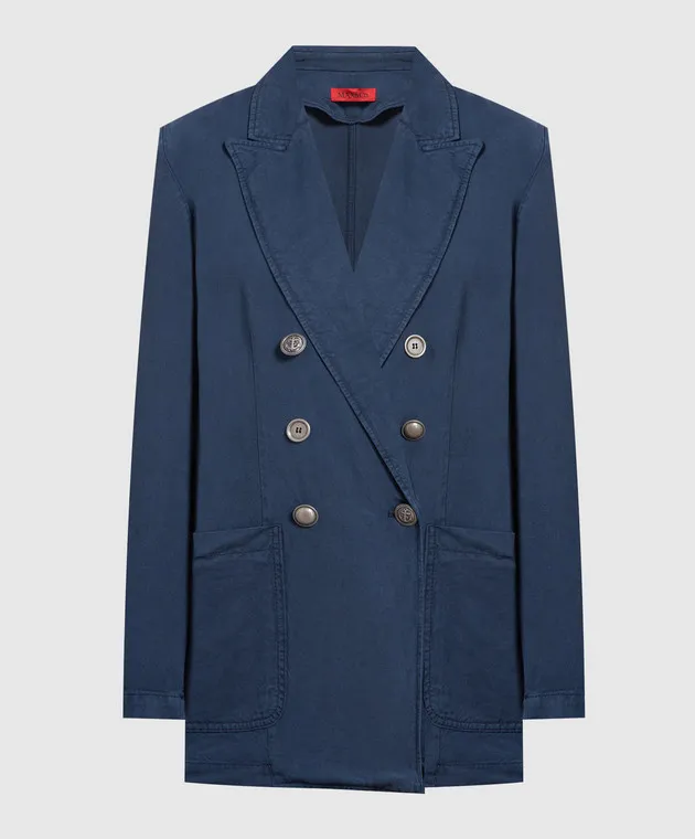 Max & Co Blue double-breasted jacket