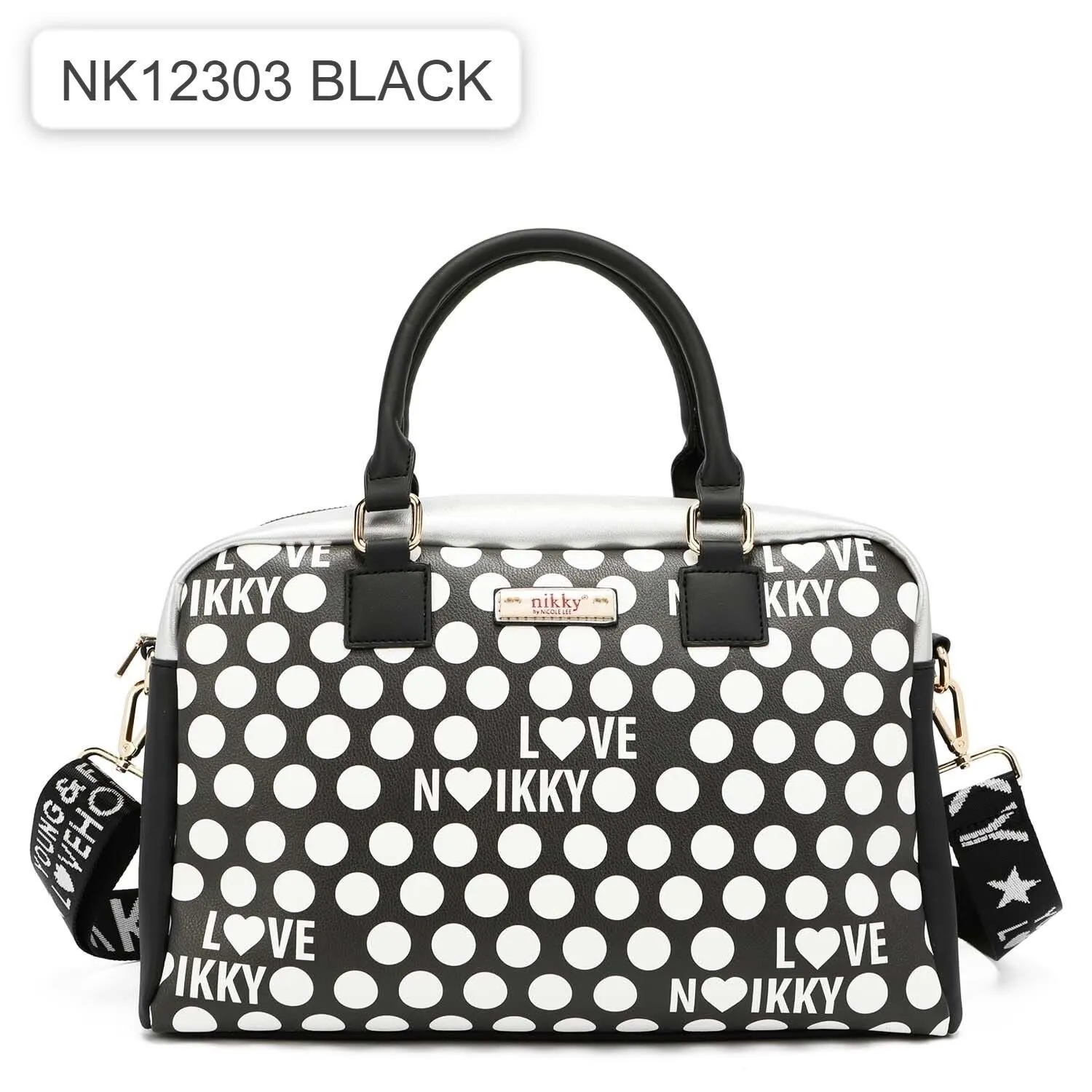 NIKKY Dottie Satchel Bag Black