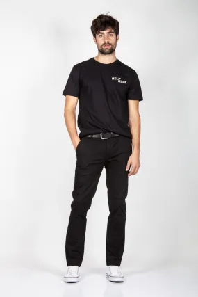 OILY RIDE PANTALON CHINO NEGRO REGULAR FIT