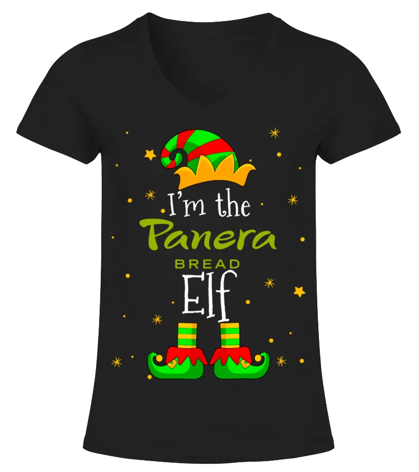 panera bread ELF Camiseta cuello pico Mujer