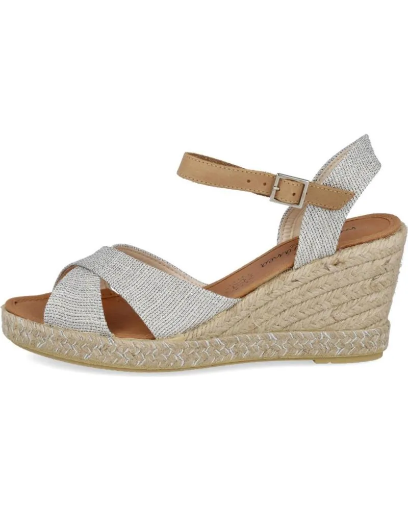 Sandalias CALZAMUR  de Mujer 40204 CUNAS MUJER  PLATA