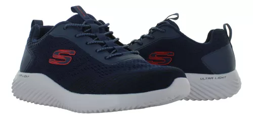 Skechers Tenis Atletico Correr Sport Gym Ligero Hombre 89358
