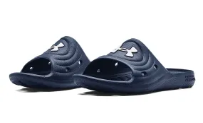 zapatos Under Armour Locker IV Slides - 401/Academy/White - men´s